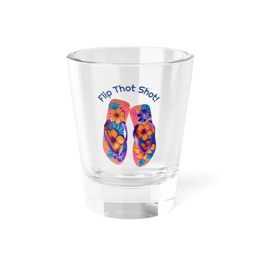 Fun Floral Flip Thot Shot Glass - Perfect for Parties and Celebrations